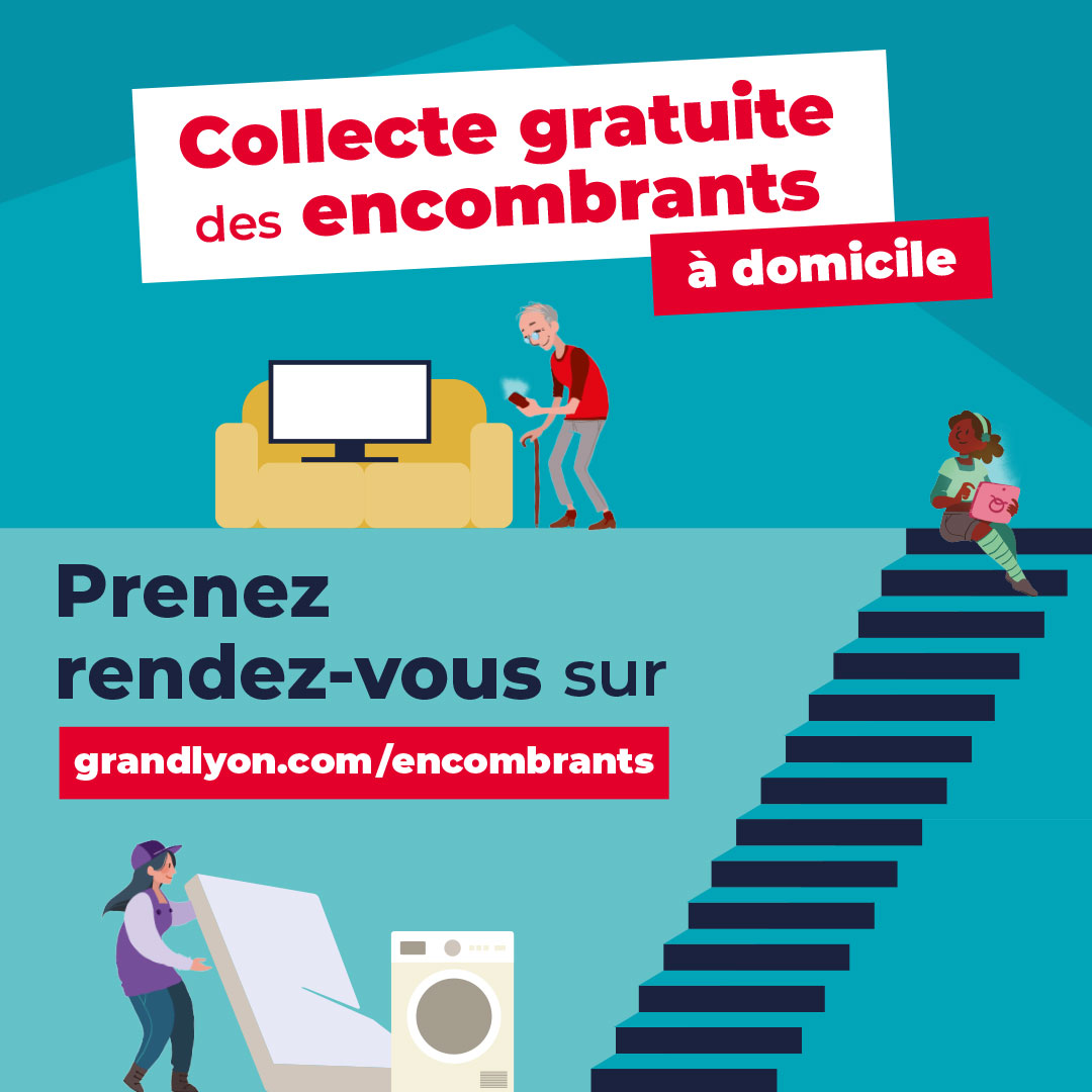 La Métropole de Lyon lance un service de collecte des encombrants